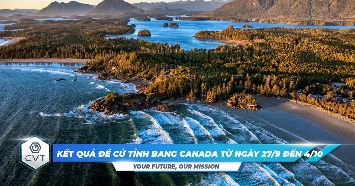 Kết Quả Đề Cử Tỉnh Bang Canada Từ Ngày 27 Tháng 9 Đến Ngày 4 Tháng 10