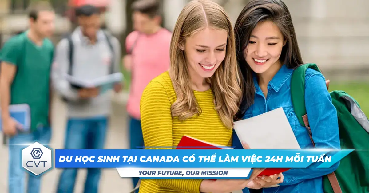 Du học Canada: Quy định làm việc 24 giờ mỗi tuần ngoài trường học