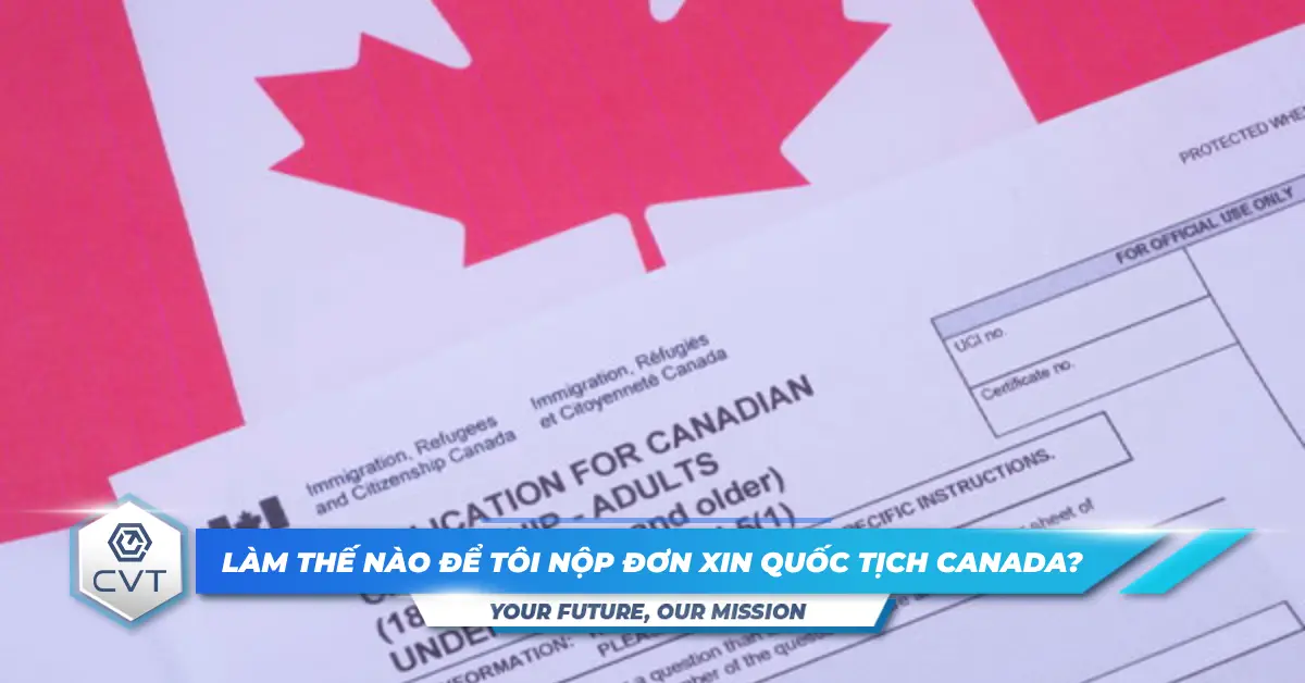 Làm thế nào để tôi nộp đơn xin quốc tịch Canada?