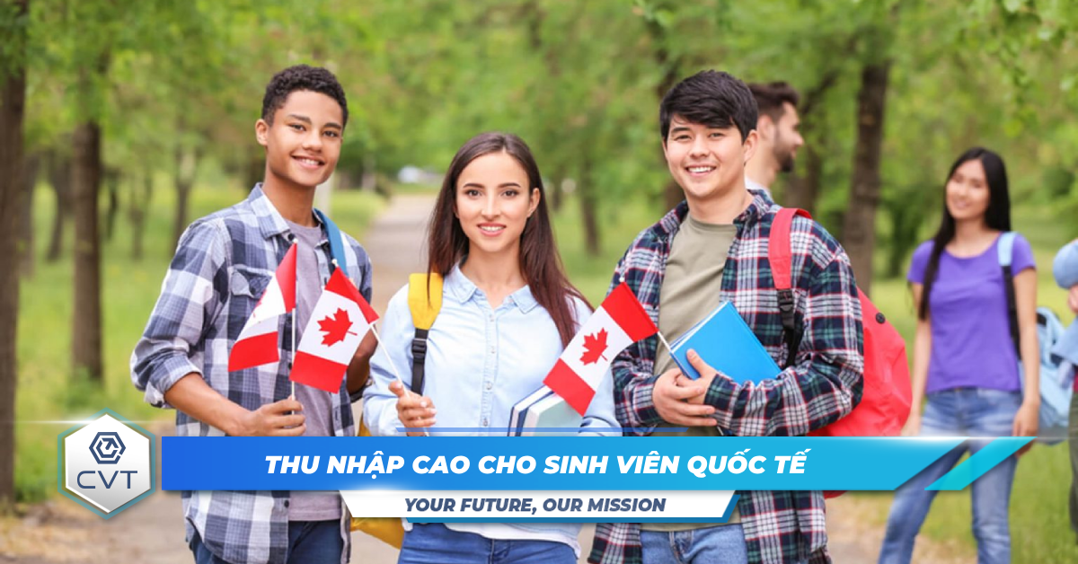 Sinh viên Quốc tế thu nhập vượt trội hơn sinh viên Canada