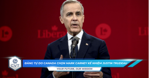 Dang Tu do Canada chon Mark Carney ke nhiem Justin Trudeau